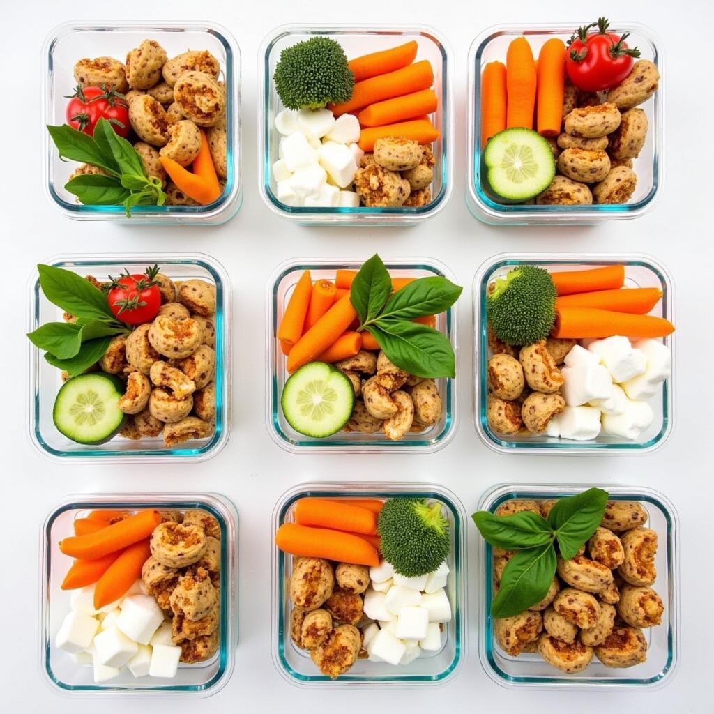 Meal Prepping with 1-Cup Glass Food Storage Containers