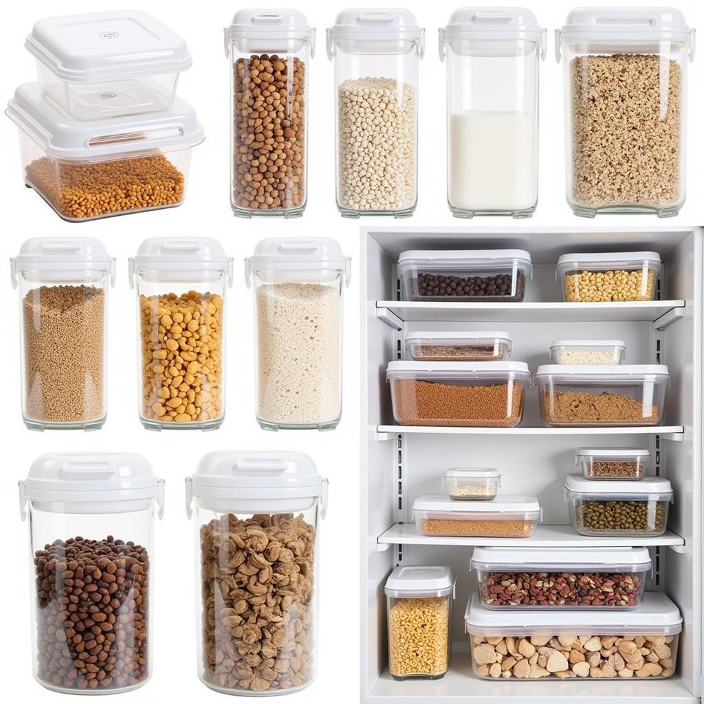 Variety of 10 lbs Food Containers