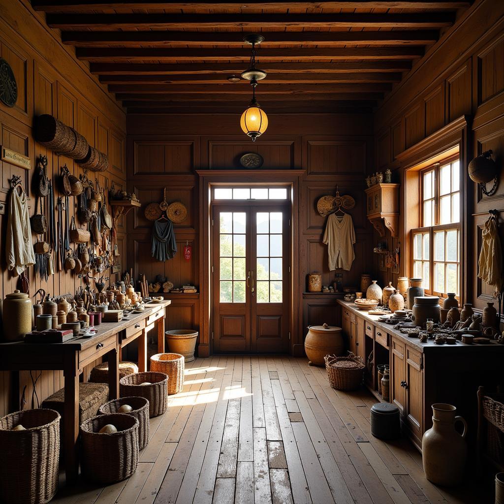 Inside an 18th-Century General Store