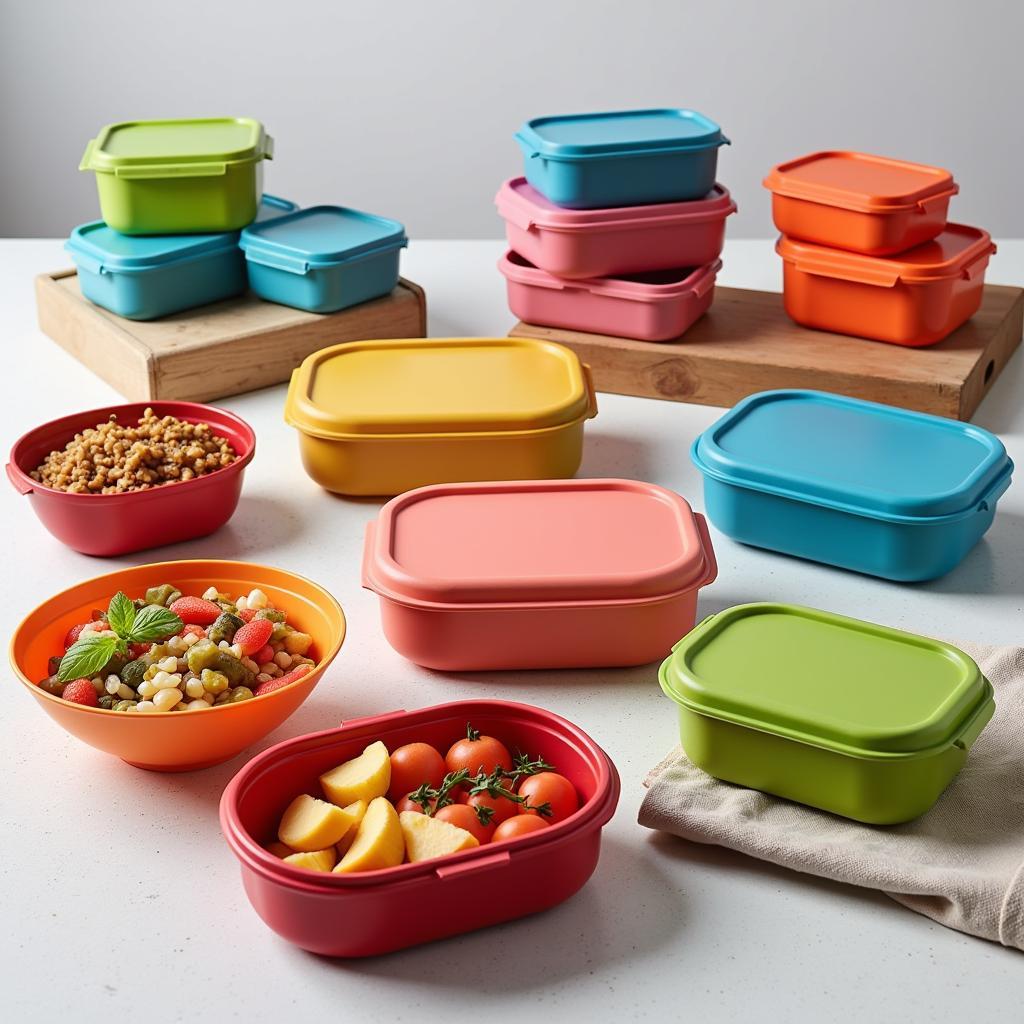 Variety of 2-Compartment Food Containers