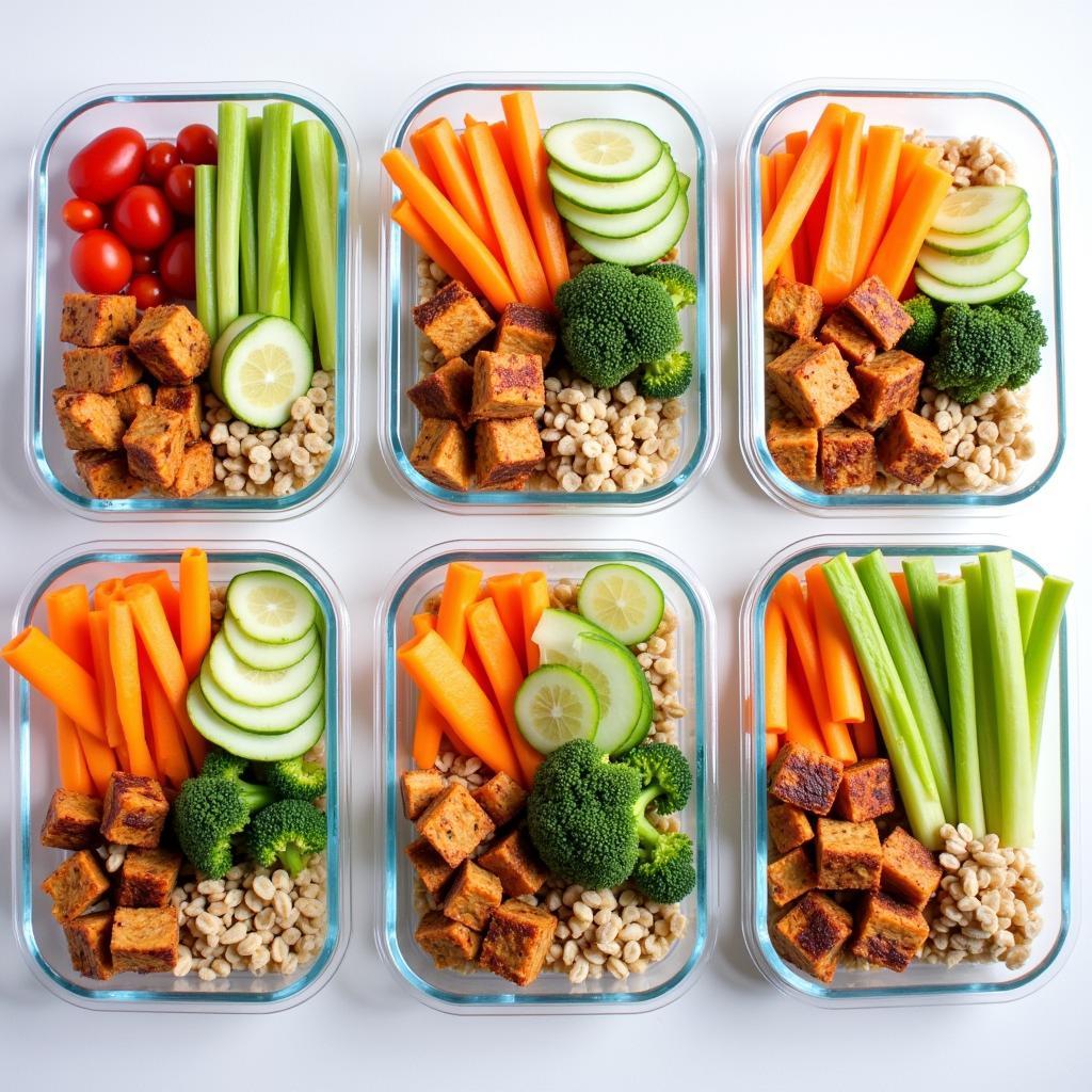 Meal Prep with 2 Cup Containers