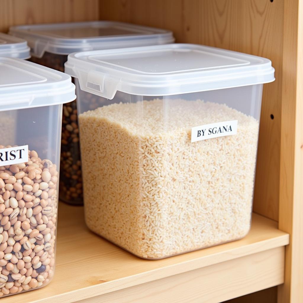 Storing Dry Goods in a 2 Gallon Food Grade Bucket