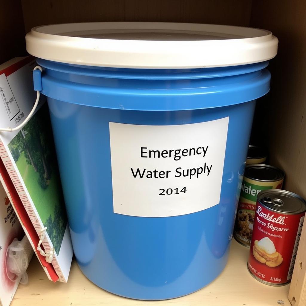 2 Gallon Food Grade Bucket for Emergency Water Storage