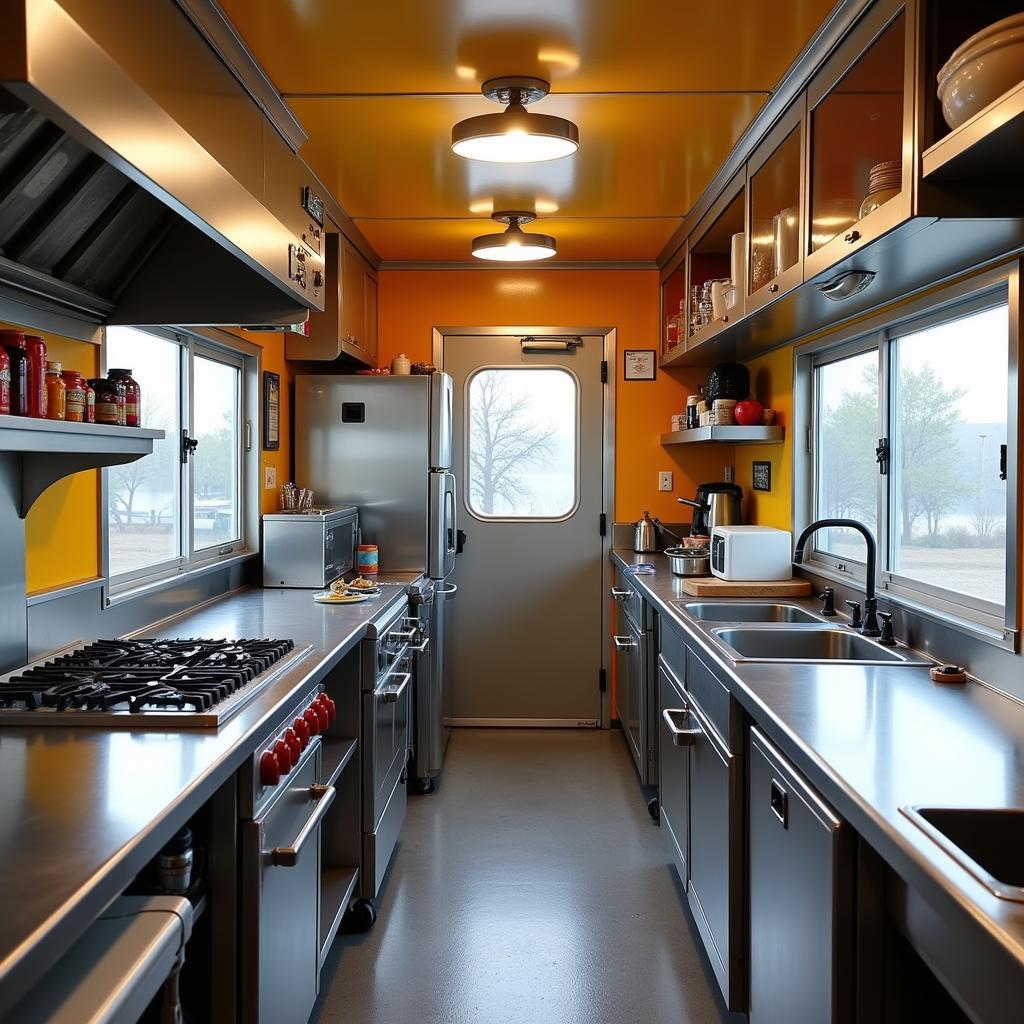 20 ft Food Trailer Kitchen Layout