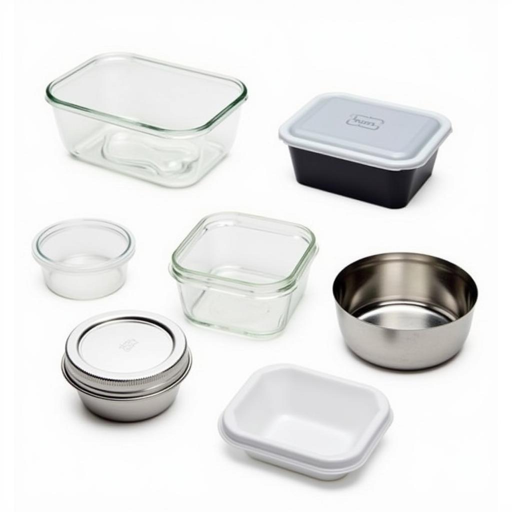 Variety of 200 ml food containers