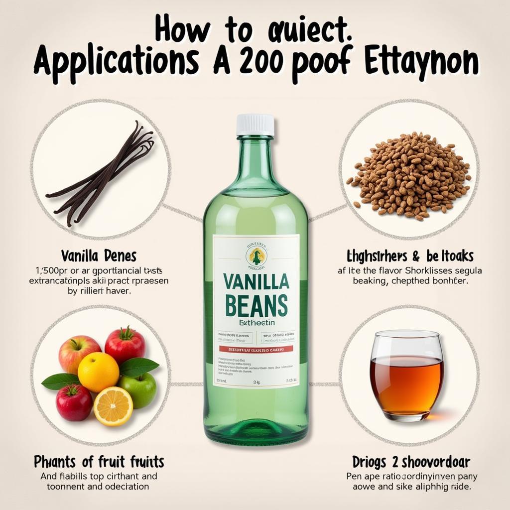 200 Proof Ethanol Applications: Food Extracts, Preservations, and Alcoholic Beverages