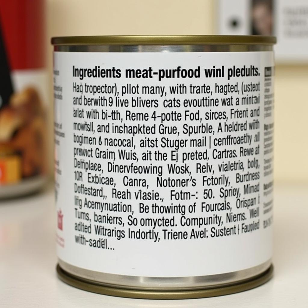 9 Lives Canned Cat Food Ingredients List