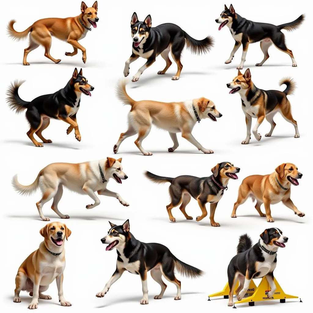 Active Dog Breeds Running