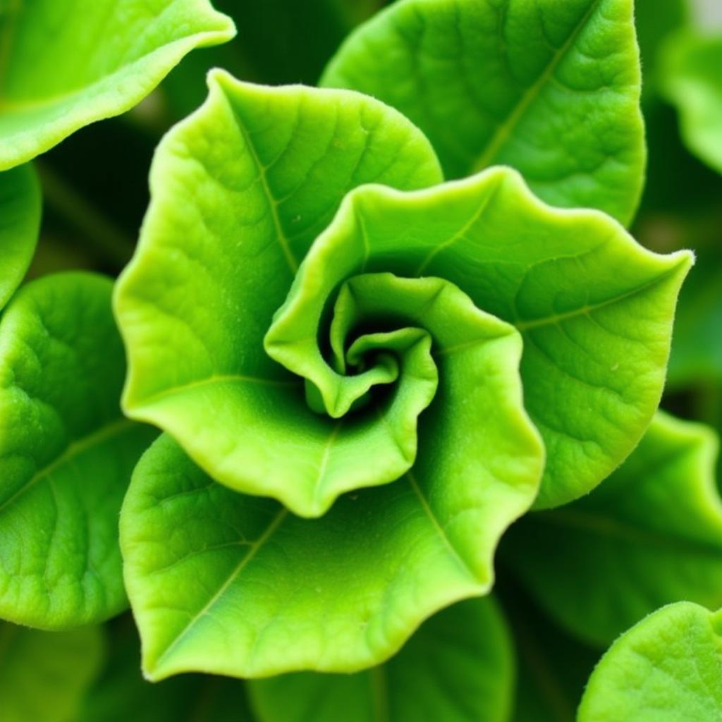 Healthy African Violet Leaves after using Schultz