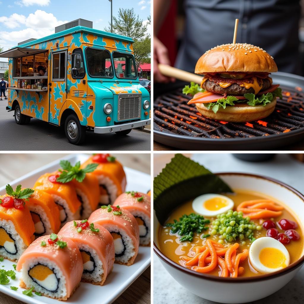 Food Trucks Offer Diverse Cuisines