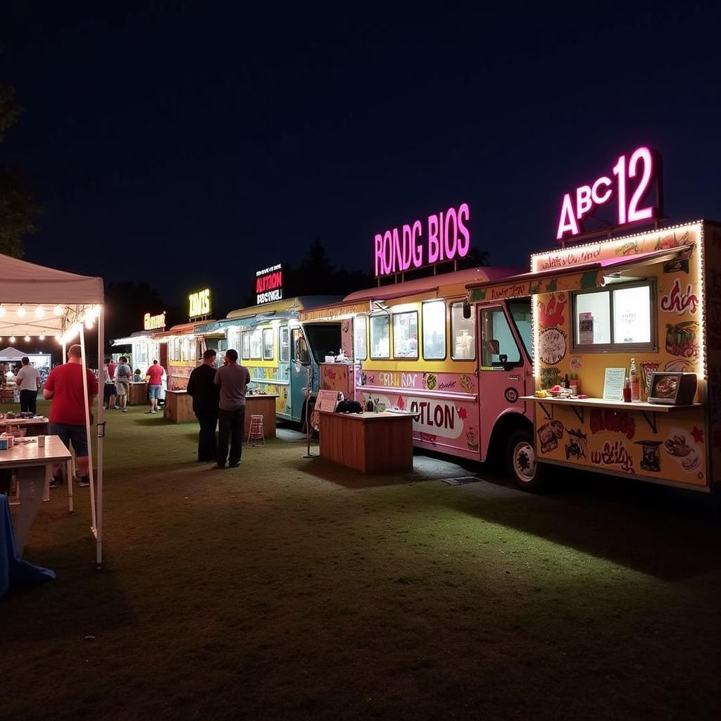 Food Stalls at Alton Food Truck Festival