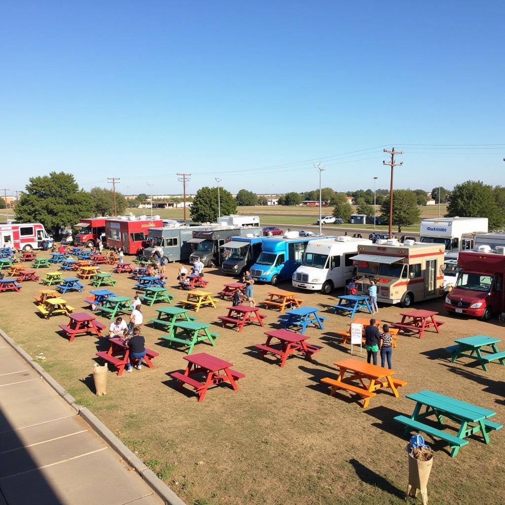 Vibrant Amarillo Food Truck Park