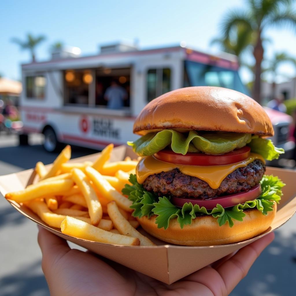  Gourmet Burger from an Anaheim Food Truck