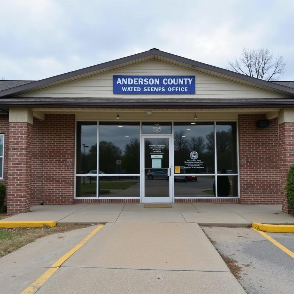 Finding the Anderson County Food Stamp Office