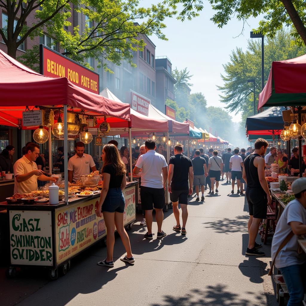 Food Stalls at Anderson Food Festival