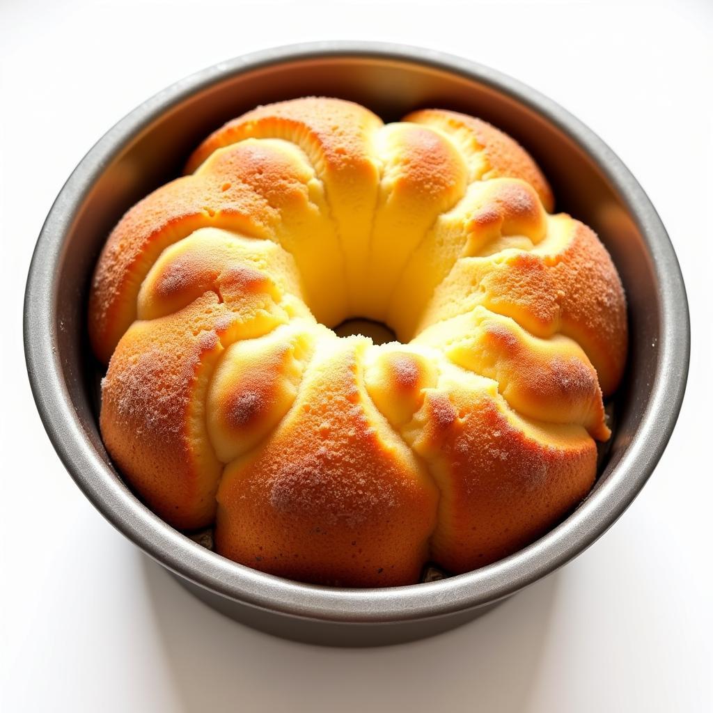 Perfectly Baked Angel Food Cake in a Tin