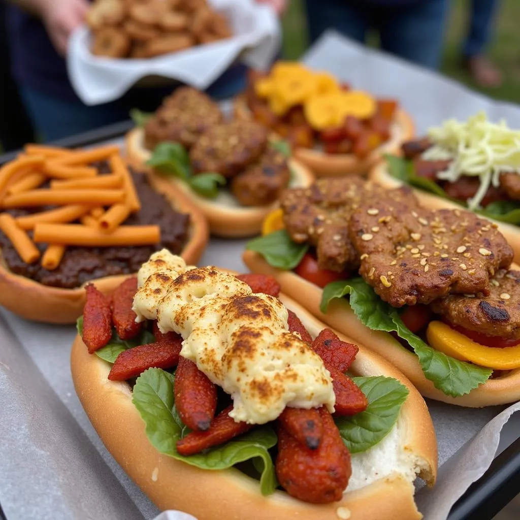 Variety of food options at the Anoka Food Truck Festival