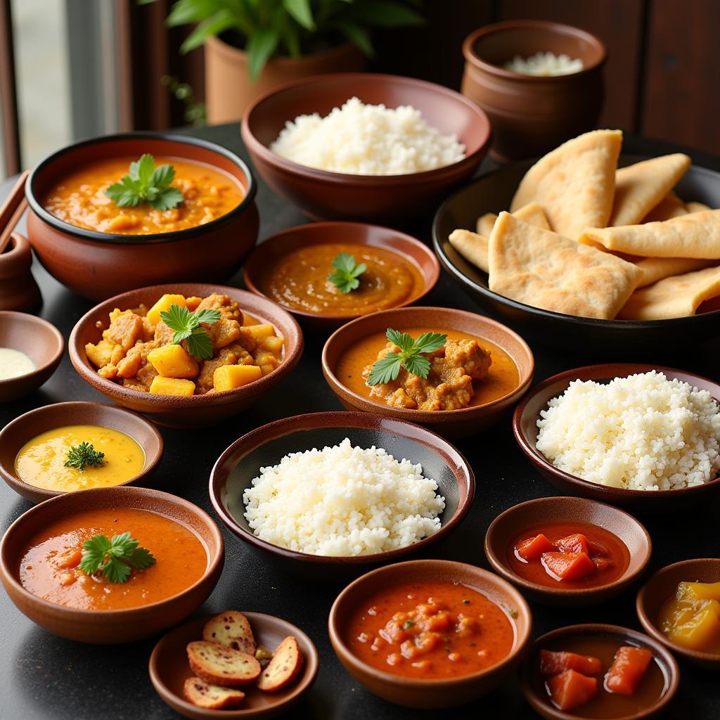 Vibrant Anori Food Platter