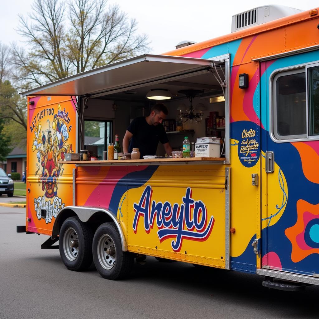 Areyto food truck exterior - vibrant and inviting