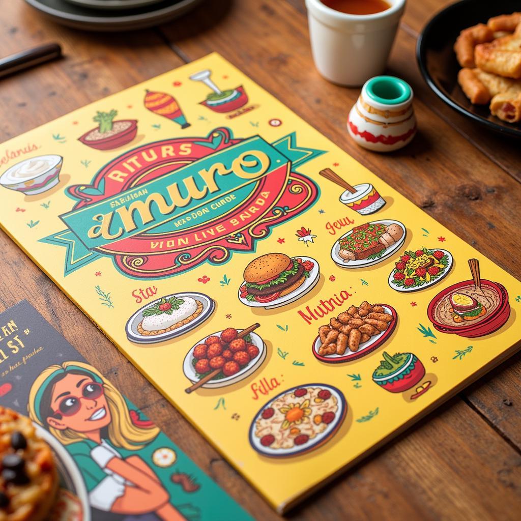 Arturo's Mexican Food Menu Cover