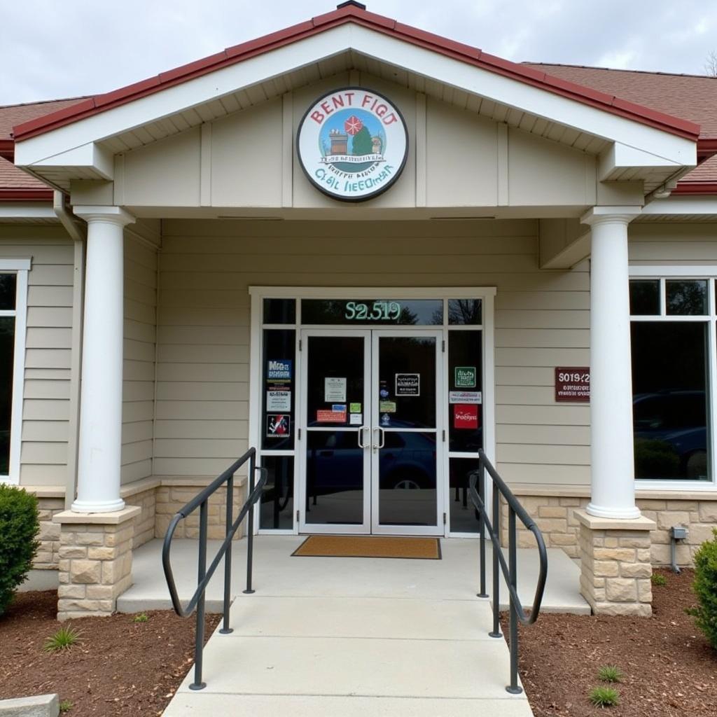 Exterior of the Asheville Food Pantry