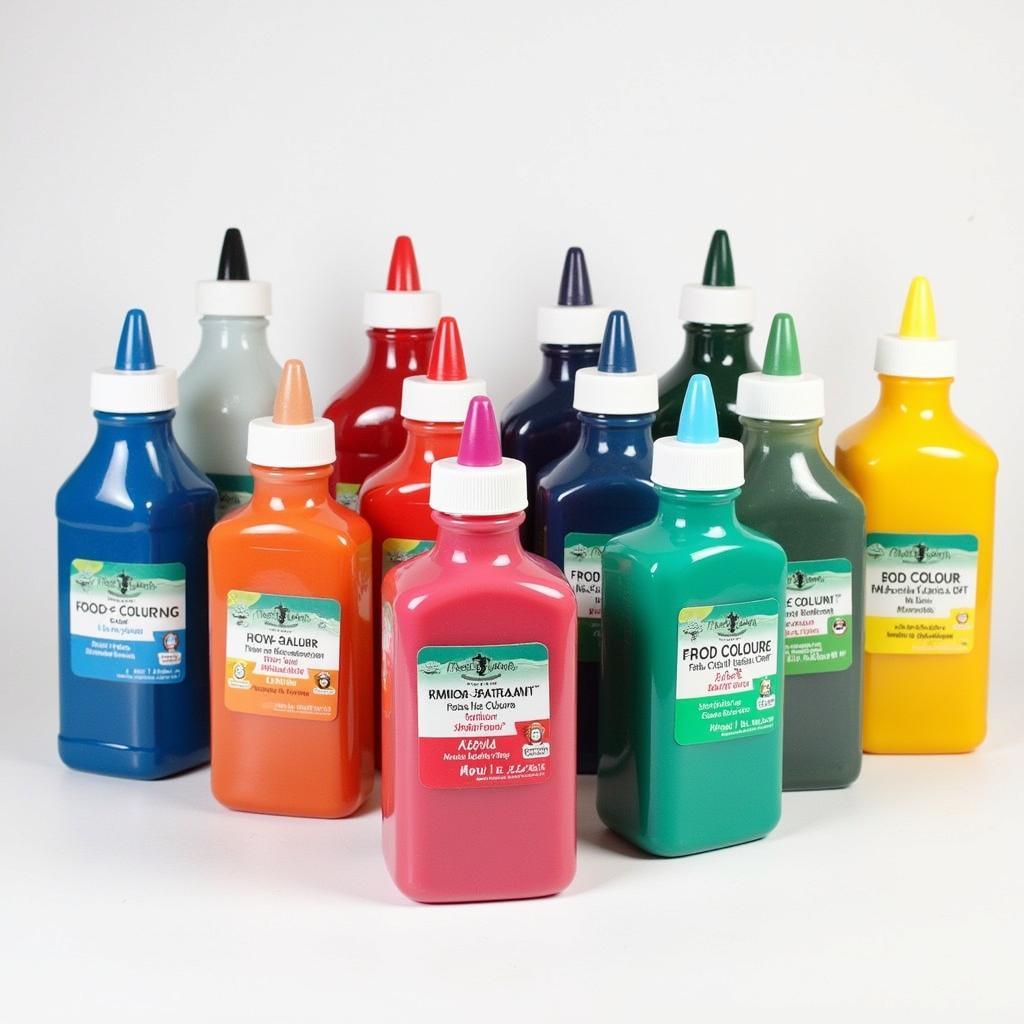 A Collection of Oil-Based Food Coloring