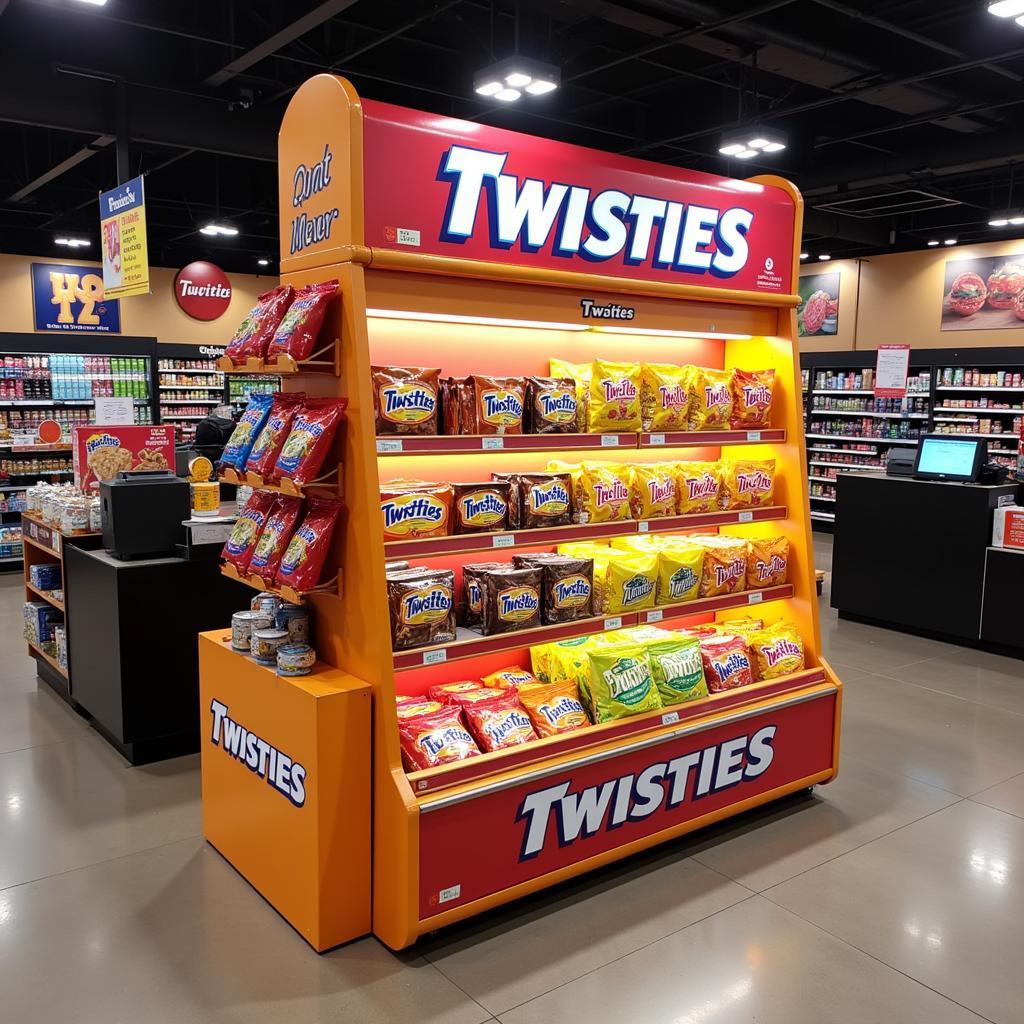 Attractive Twisties Display Fixture