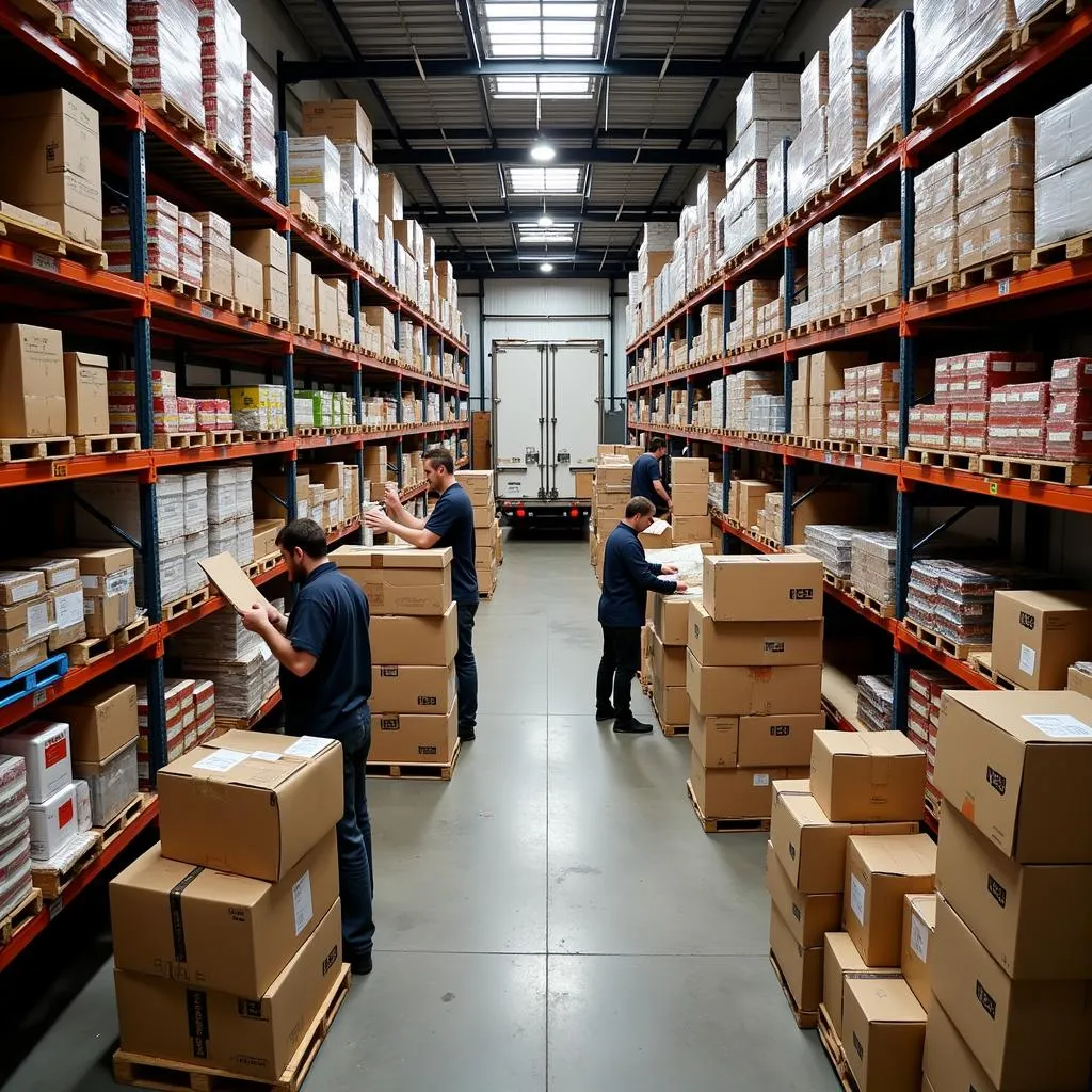 Inside an Austin Food Distributor Warehouse