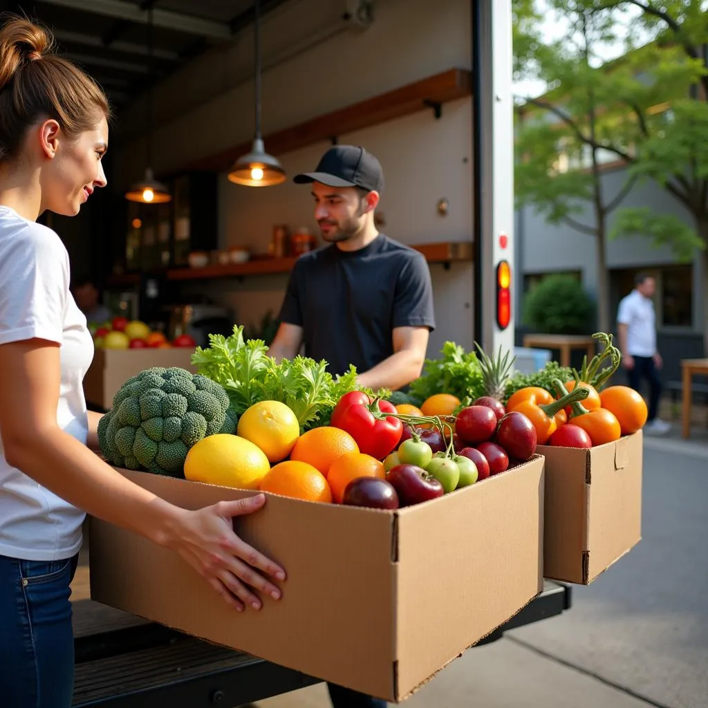 Fresh Produce Delivery at an Austin Restaurant