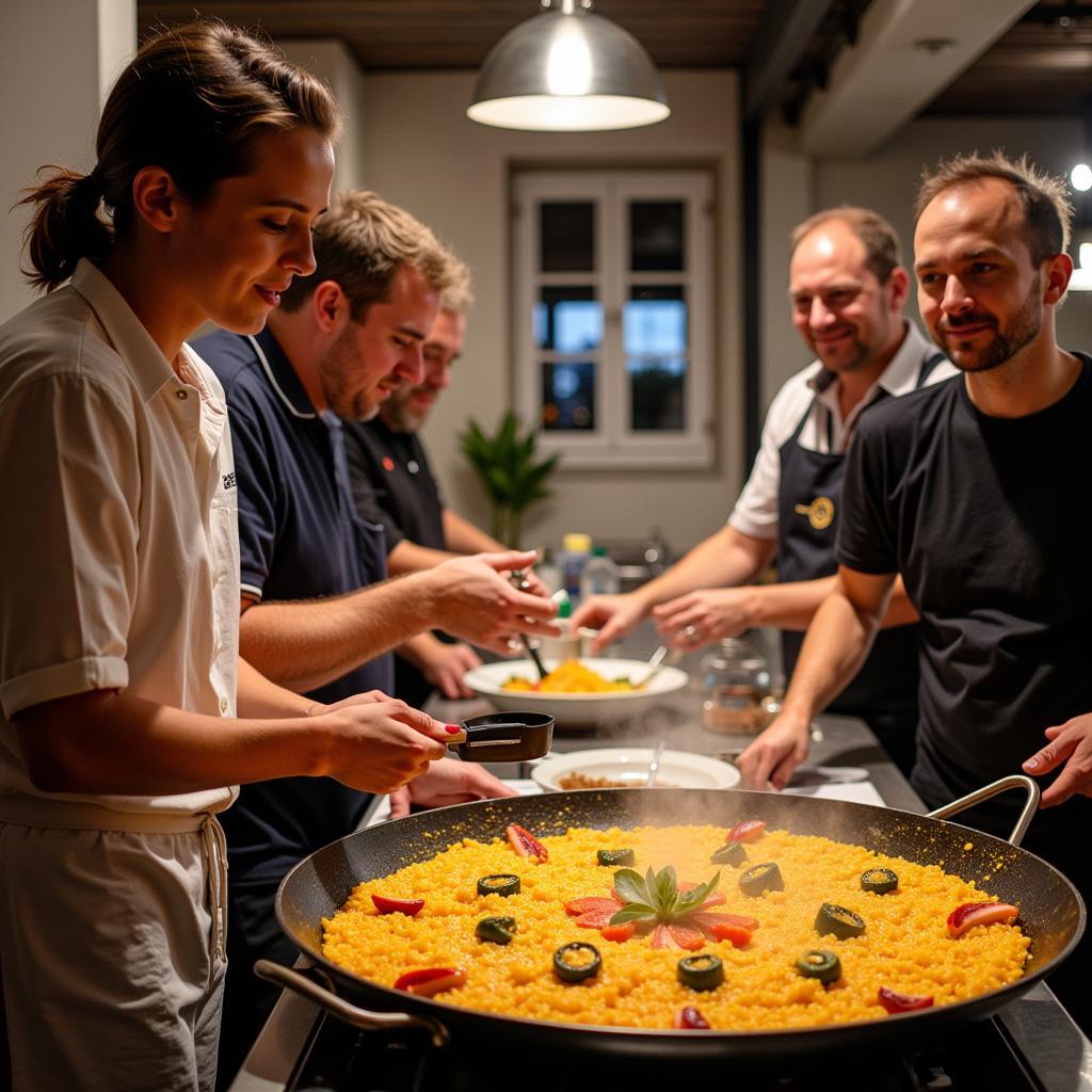 Authentic Spanish Paella Cooking Class