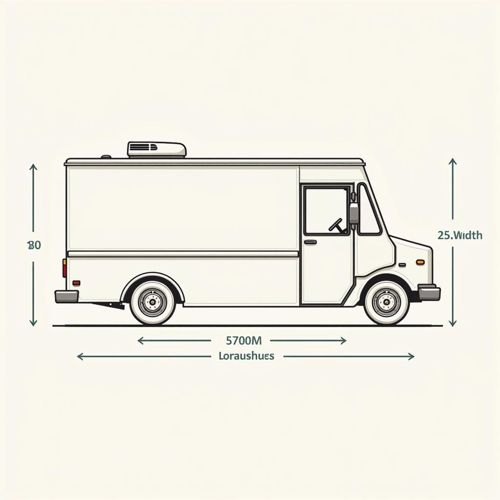 Food truck dimensions