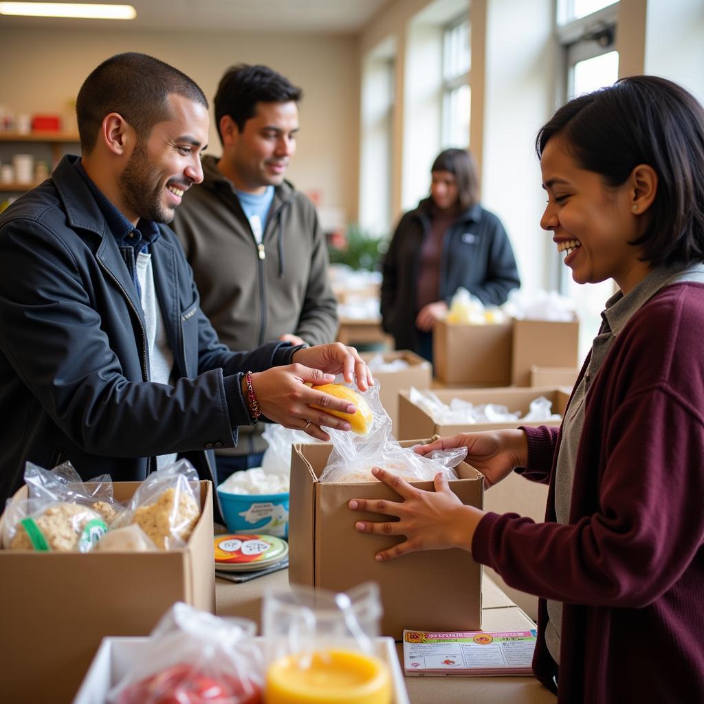 Awaken Church Food Pantry Community Members Receiving Assistance