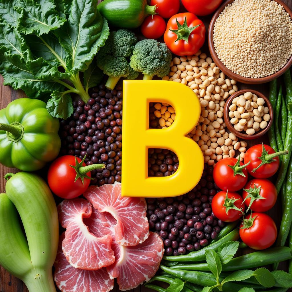 Food sources rich in B complex vitamins