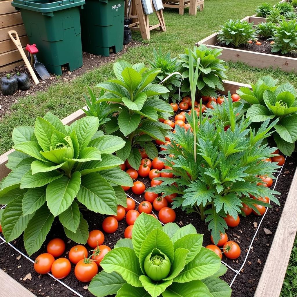 Backyard Vegetable Garden Setup