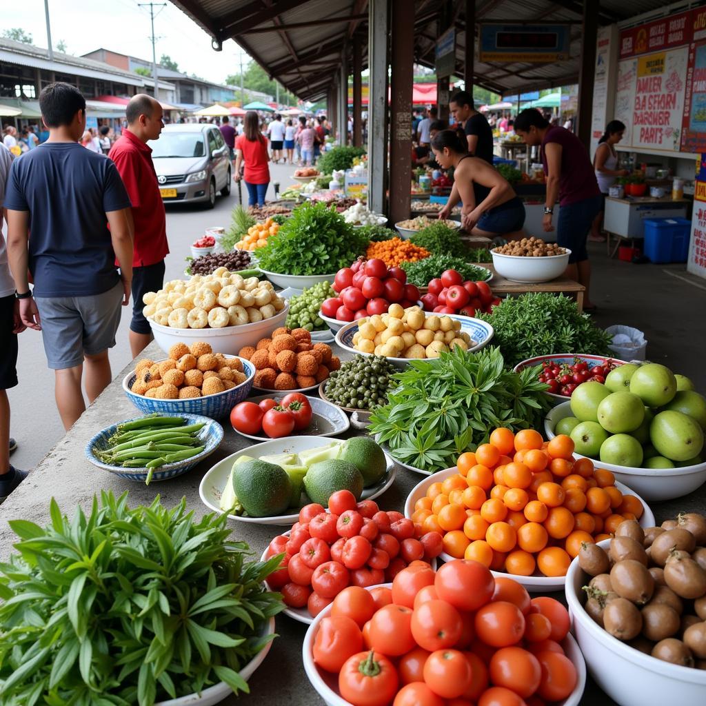 Bacolod Food Market Scene