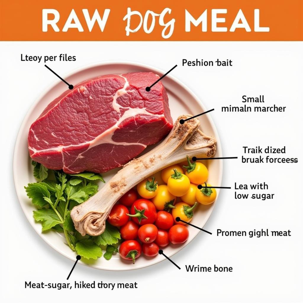 Balanced Raw Dog Food Meal for Pancreatitis