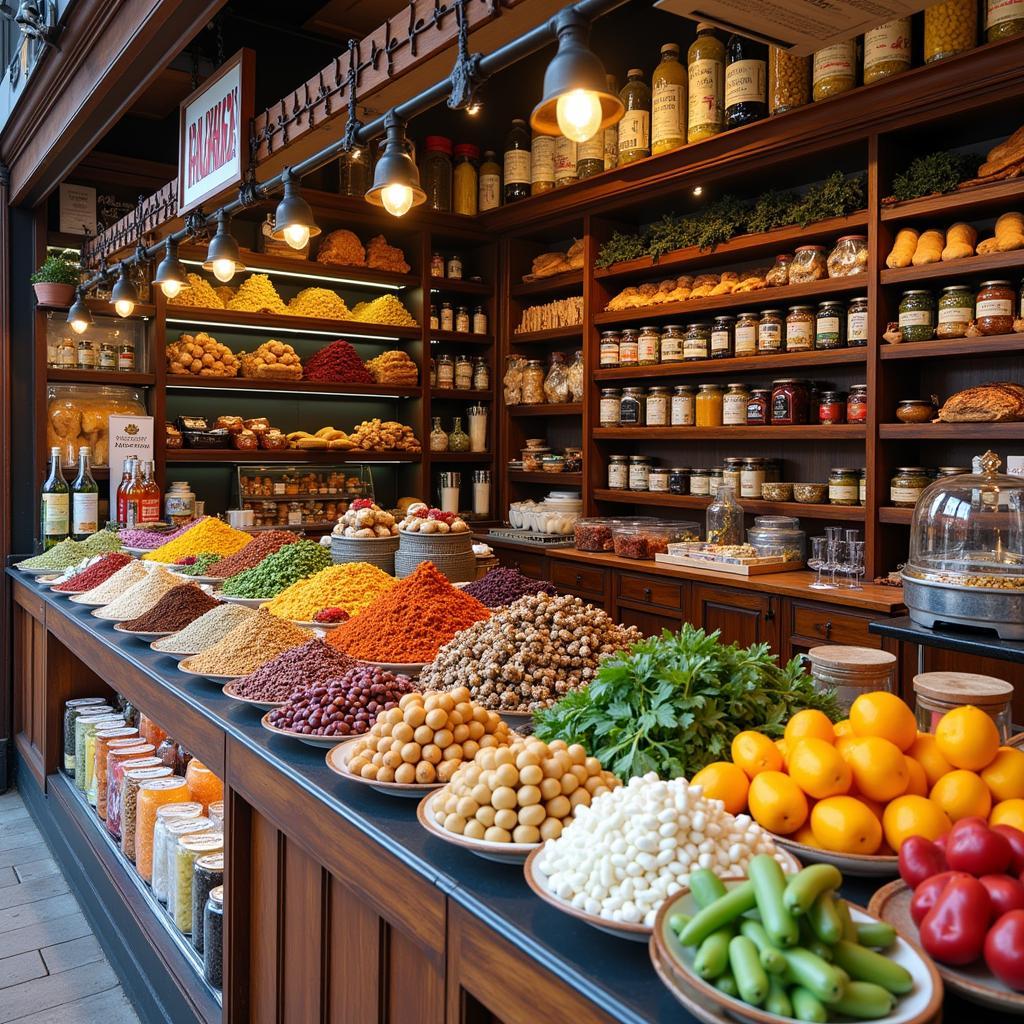 Balkan Food Shop Interior