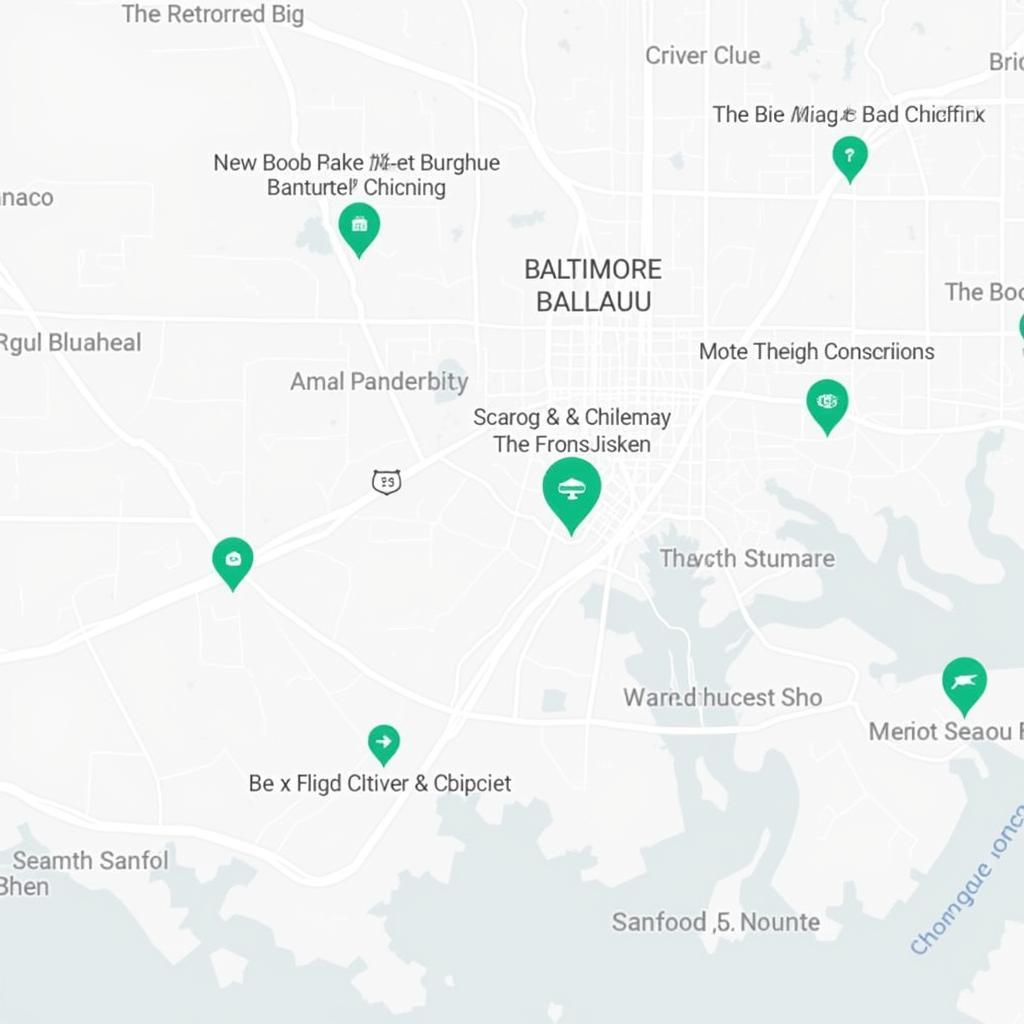 Baltimore Food Challenge Map