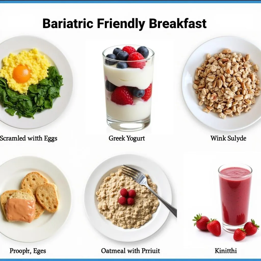 Bariatric-friendly breakfast options