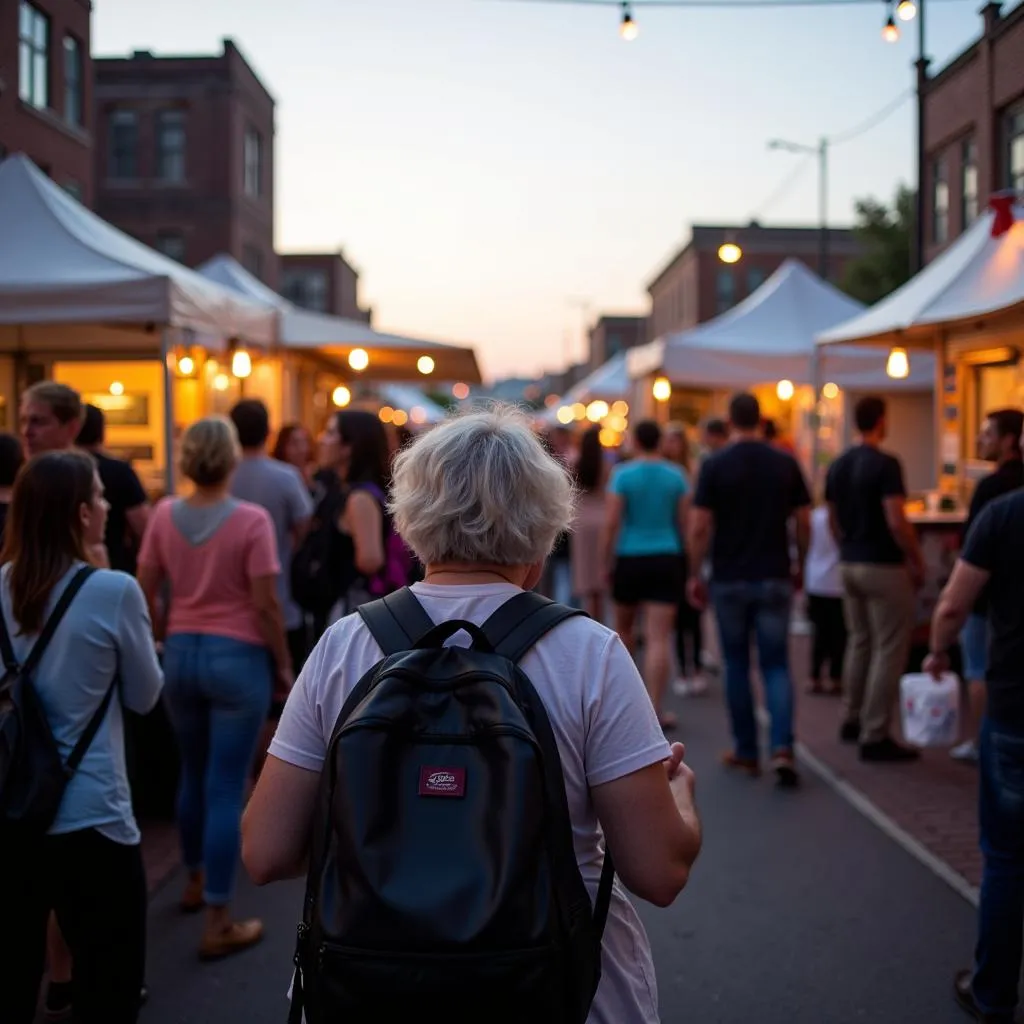 Community Gathering at Bayonne Food Truck Festival