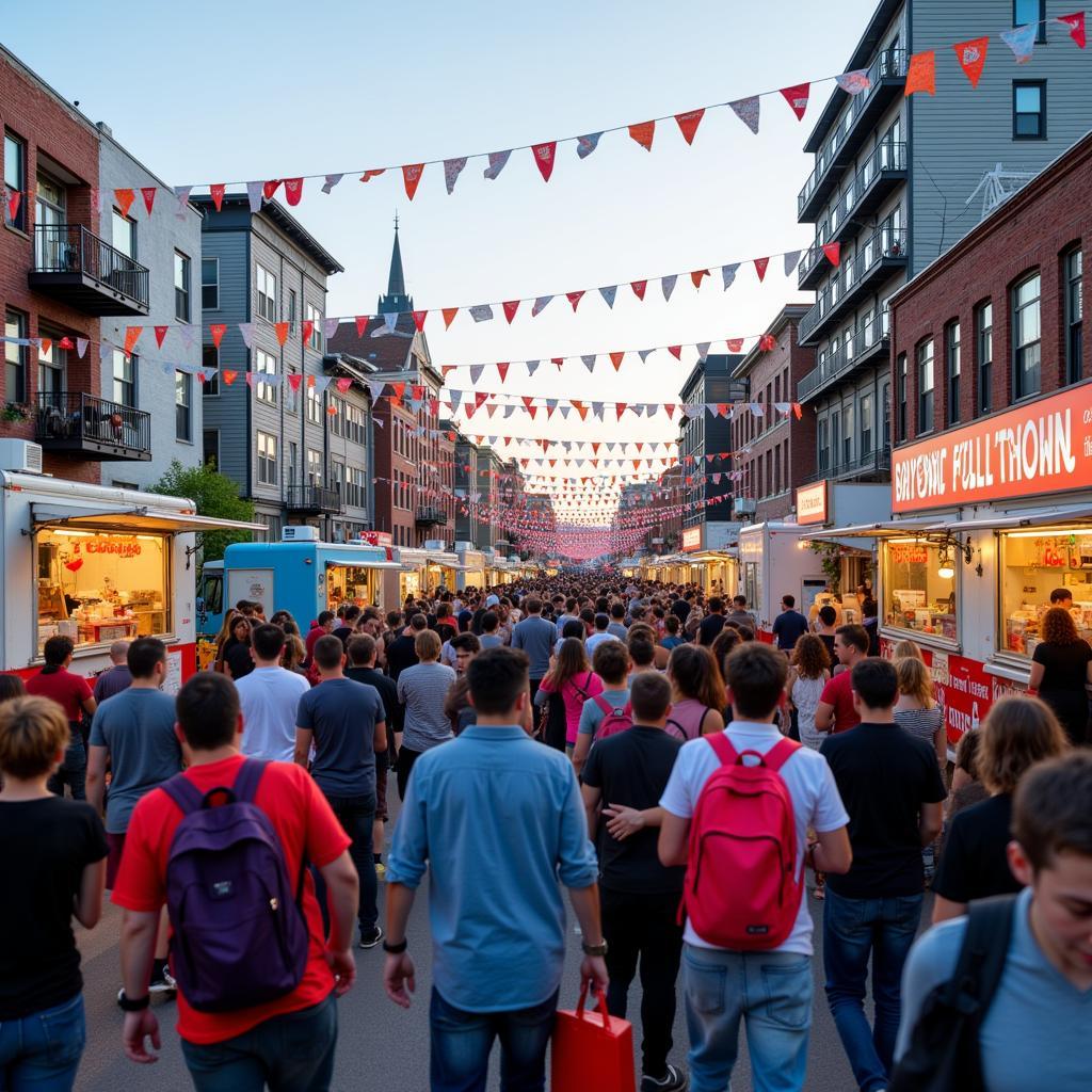 Bayonne Food Truck Festival Crowd