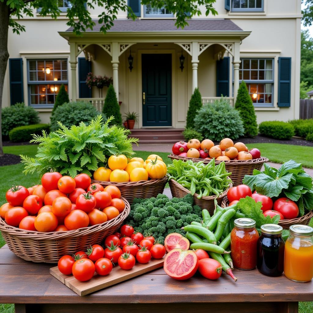 Fresh Produce at a B&B Food Market