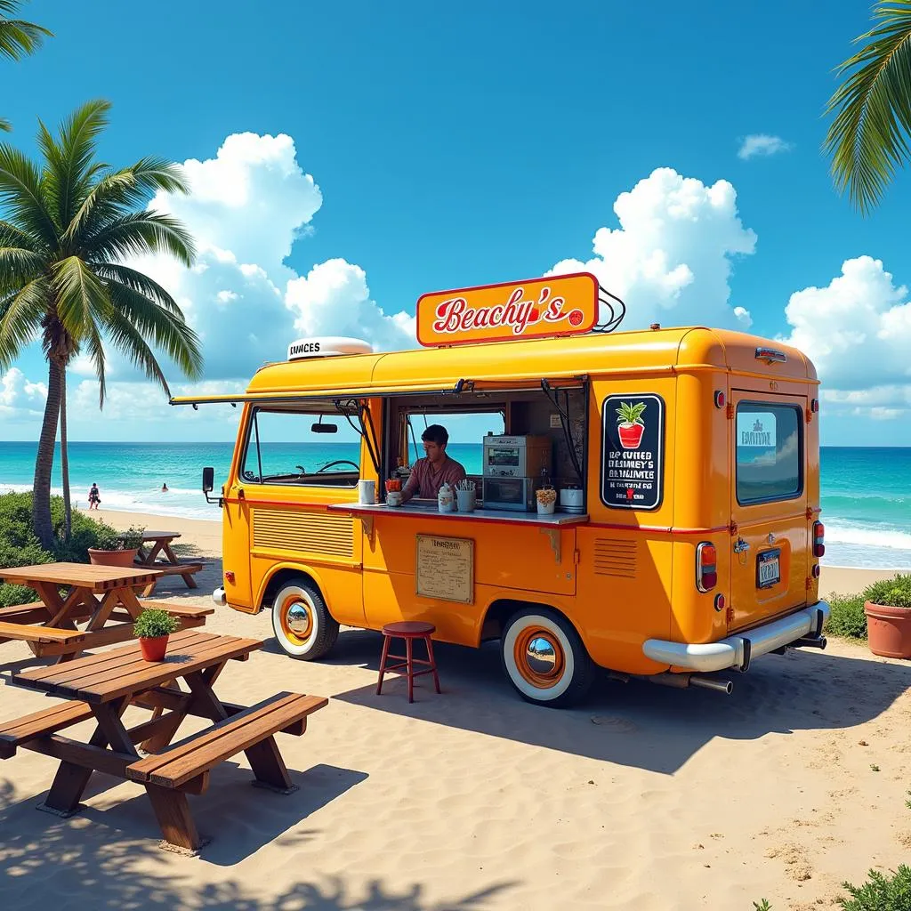 Beachy's Food Truck Exterior