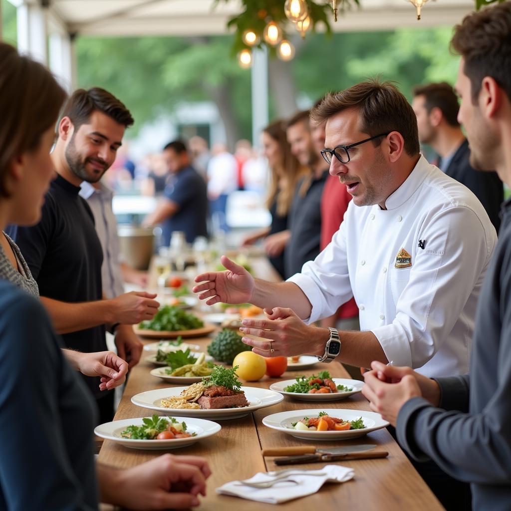 Beaufort Wine and Food Festival Culinary Demonstration