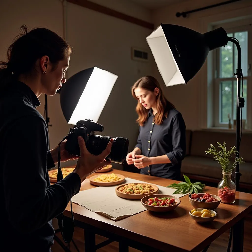 Behind the Scenes of a Professional Food Photoshoot