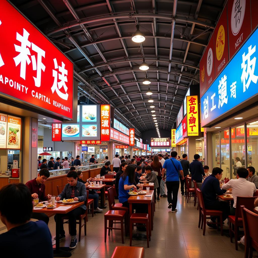 Chinese Food Restaurants at Beijing Airport