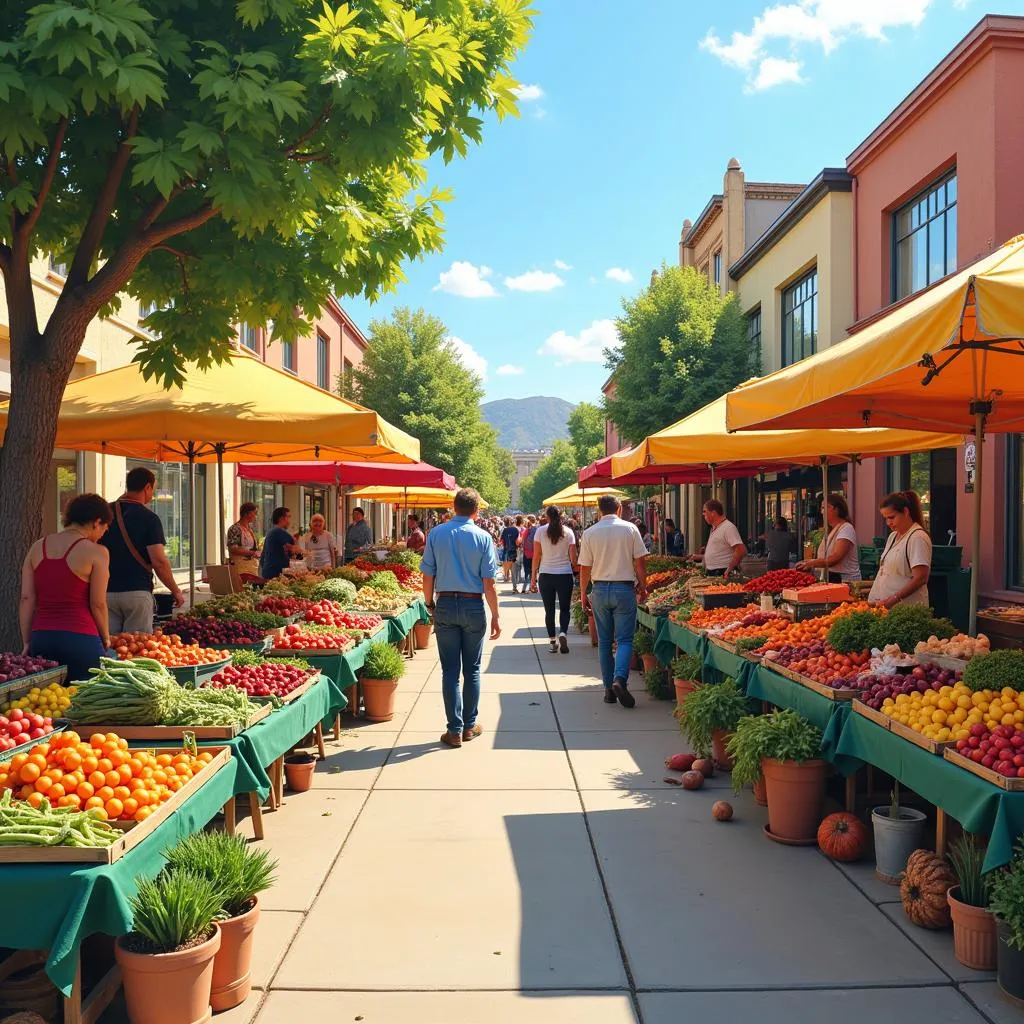 Bell View Foods Farmers Market with Fresh Produce