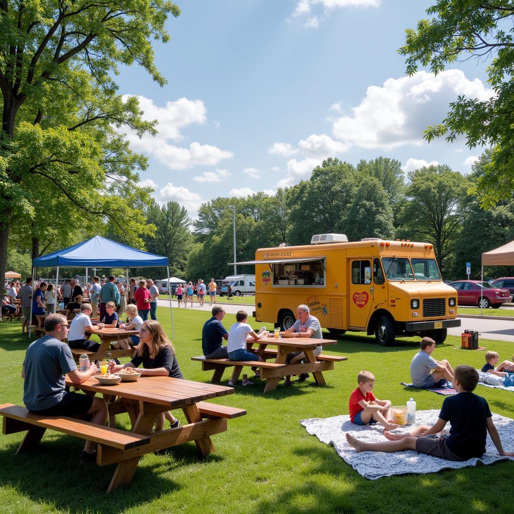 Beloit Food Truck Park Gathering