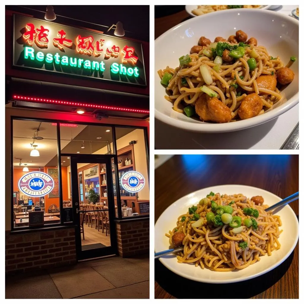 A collage showcasing the best Chinese restaurants in Magnolia