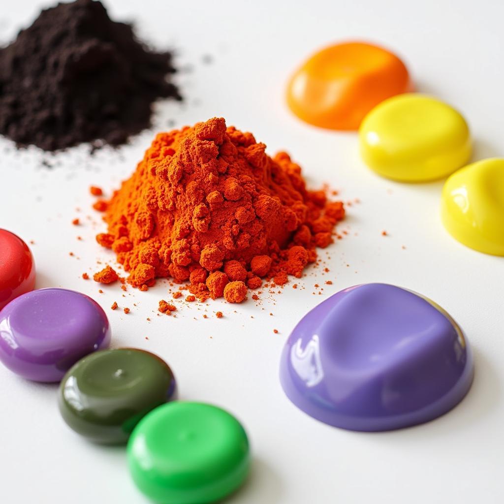 Different types of food coloring for chocolate